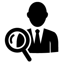 Skip Tracing Icon for Menz Investigation Services.